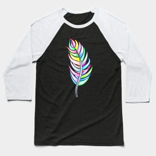 Rainbow feather Baseball T-Shirt